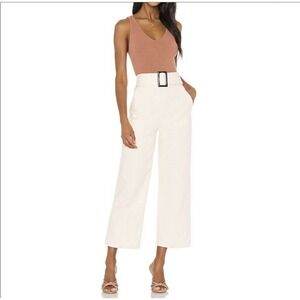 Tularosa Isobel Pant in OAT milk Cream Color High Waisted Womens Size XS Trendy